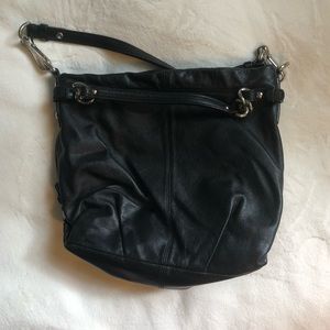 Authentic leather coach bag